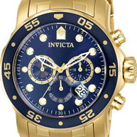Invicta Men's 0073 Pro Diver Quartz Chronograph Blue Dial Watch