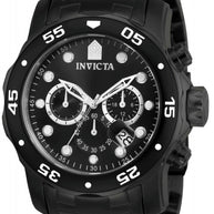 Invicta Men's 0076 Pro Diver Quartz Chronograph Black Dial Watch