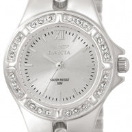 Invicta Women's 0132 Wildflower Quartz 3 Hand Silver Dial Watch