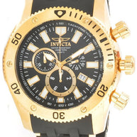 Invicta Men's 0140 Sea Spider Quartz Chronograph Black Dial Watch