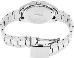 Seiko SUR343 Essentials Solar Gray Dial Silver Tone Men's Watch
