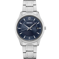 SUR419 Essentials Quartz Blue Dial Stainless Steel Men's Watch