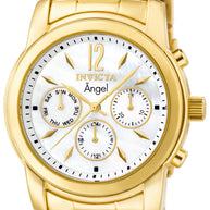 Invicta Women's 0465 Angel Quartz Chronograph White Dial Watch