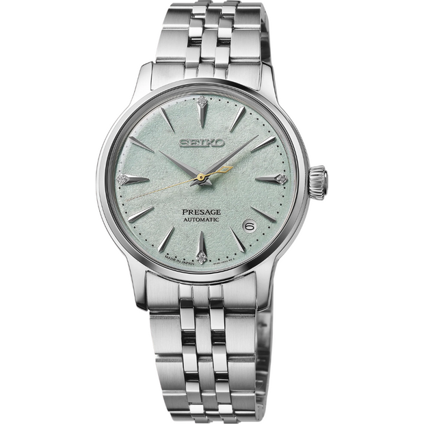 Seiko SRPL63 Presage Diamonds Green Dial Automatic Women's Watch