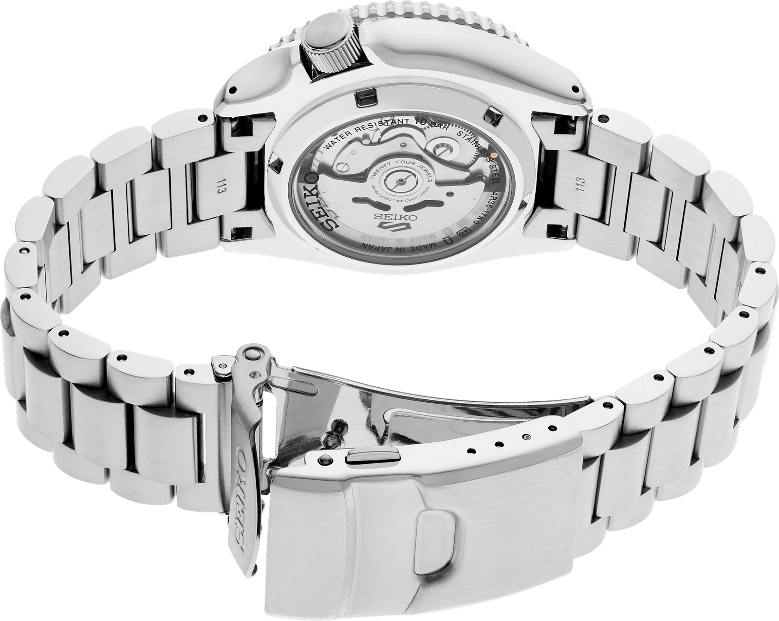 Seiko SRPL83 5 Sports Automatic Blue Dial Men's Watch