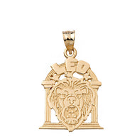 Solid Gold 12 Zodiac Signs Pendant Necklace (Available in Yellow/Rose/White Gold)