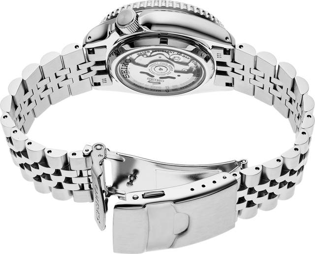 Seiko 5 SSK001 - Sports Automatic GMT Watch with Black Dial