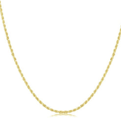 14K Yellow Gold Rope Chain