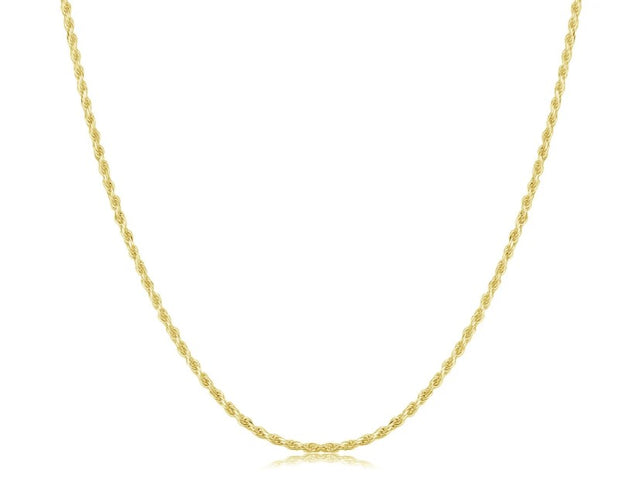 14K Yellow Gold Rope Chain