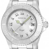 Invicta Women's 14320 Angel Quartz 3 Hand Silver Dial Watch