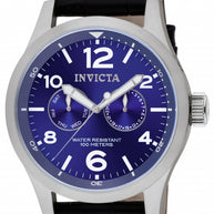 Invicta Men's 10490 I-Force Quartz Multifunction Blue Dial Watch