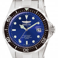 Invicta Men's 10664 Pro Diver Quartz 3 Hand Blue Dial Watch
