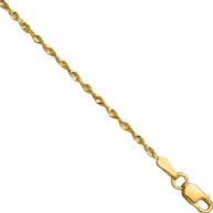 10K Yellow Gold Rope Bracelet