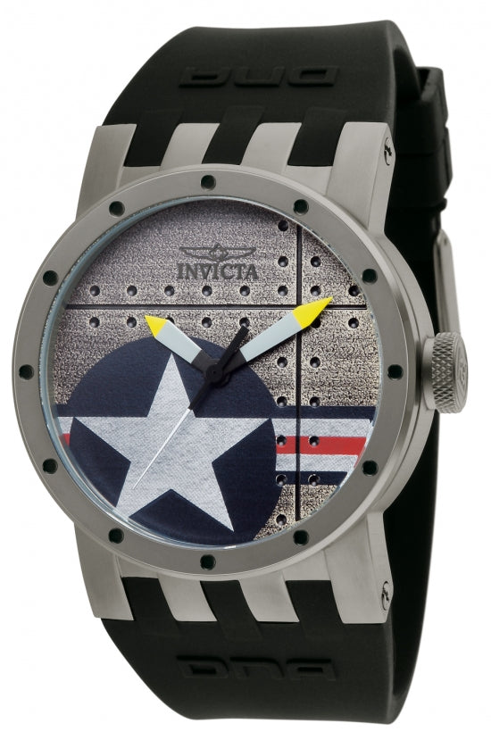 Invicta Men's 11647 DNA Quartz 3 Hand Silver Dial Watch