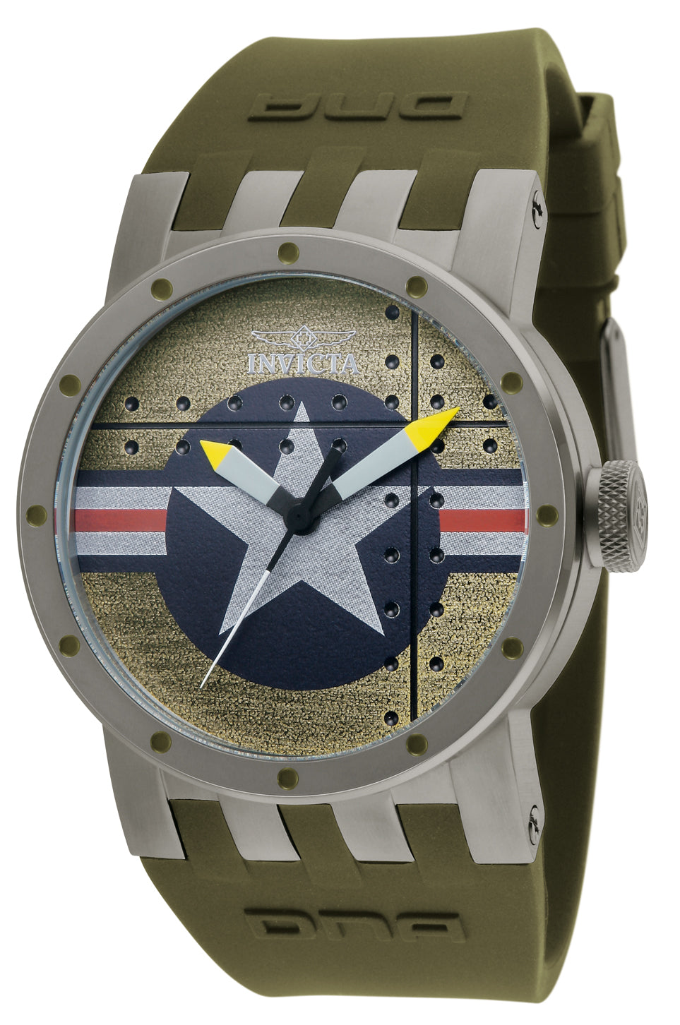 Invicta Men's 11648 DNA Quartz 3 Hand Green Dial Watch