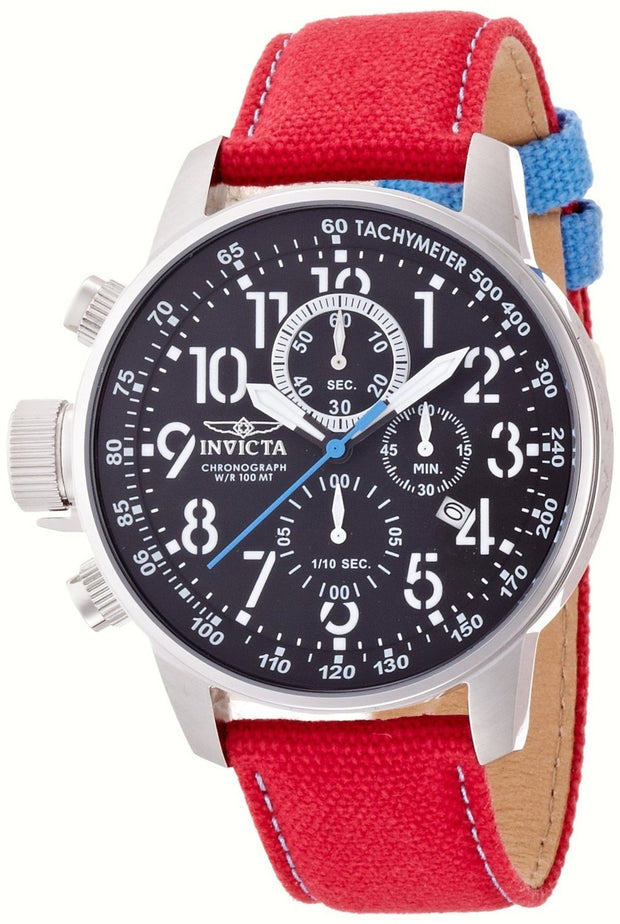 Invicta Men's 12070 I-Force Quartz Chronograph Black Dial Watch