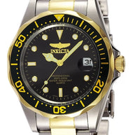 Invicta Men's 8934 Pro Diver Quartz 3 Hand Black Dial Watch