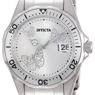 Invicta Men's 12503 Angel Quartz 3 Hand Metallic White Dial Watch
