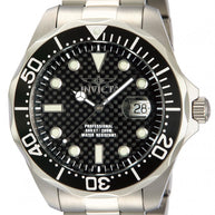 Invicta Women's 12562 Pro Diver Quartz 3 Hand Black Dial Watch