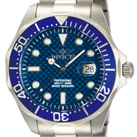 Invicta Men's 12563 Pro Diver Quartz 3 Hand Blue Dial Watch