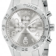 Invicta Men's 1269 Specialty Quartz Chronograph Silver Dial Watch