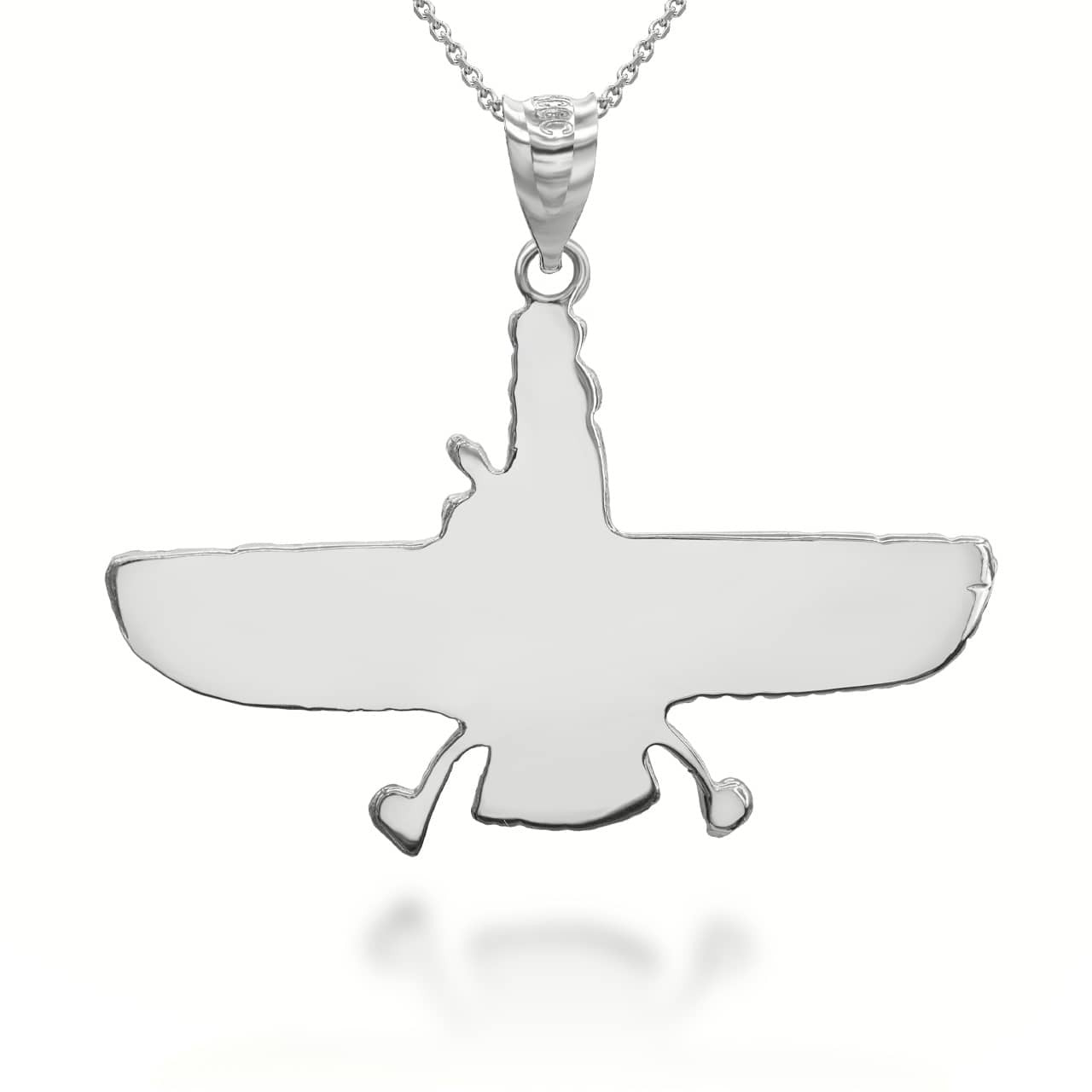Silver Faravahar Ahura Mazda Pendant / Necklace