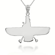 Silver Faravahar Ahura Mazda Pendant / Necklace