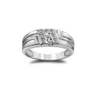 His 9-Stone Diamond Wedding Band in Gold (Available in Yellow/Rose/White Gold)
