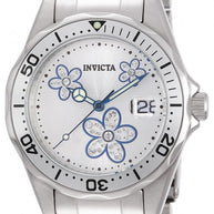 Invicta Women's 12834 Angel Quartz 3 Hand Metallic White Dial Watch