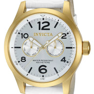 Invicta Men's 12174 Specialty Quartz 3 Hand Silver Dial Watch