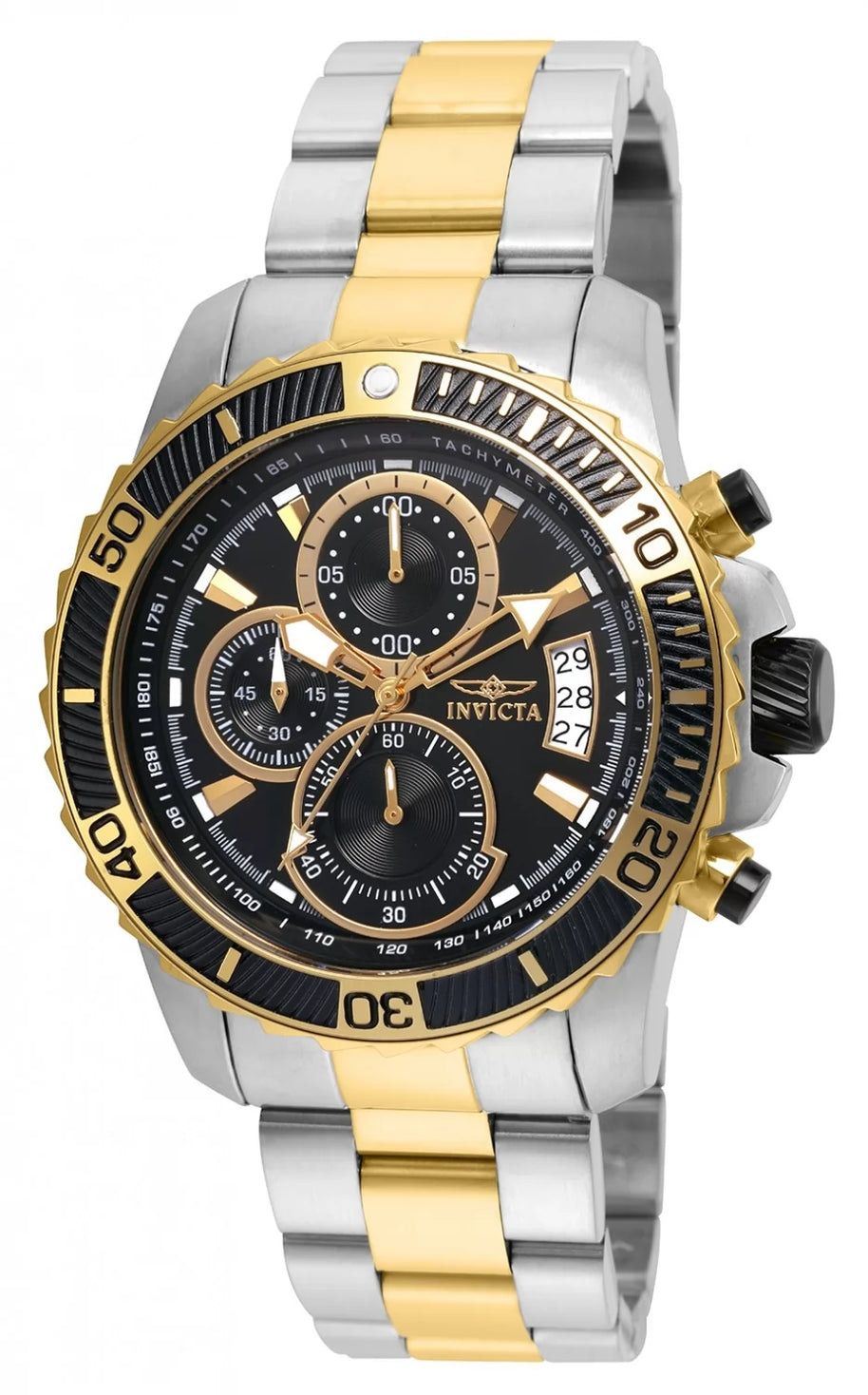 Invicta Men's 22418 Pro Diver Quartz Multifunction Black Dial Watch