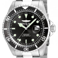 Invicta Men's 22047 Pro Diver Quartz 3 Hand Black Dial Watch