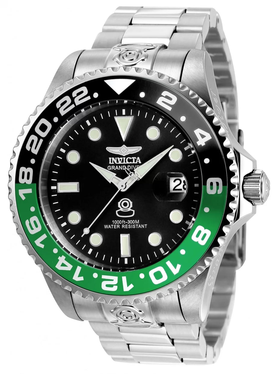 Invicta Men's 21866 Pro Diver Automatic 3 Hand Black Dial Watch