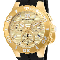 Technomarine Men's TM-115079 Cruise Quartz Chronograph Gold Dial Watch