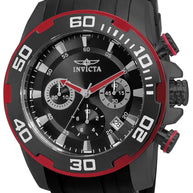 Invicta Men's 22310 Pro Diver Quartz Chronograph Black Dial Watch