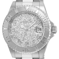 Invicta Men's 22706 Angel Quartz 3 Hand Silver Dial Watch