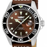 Invicta Men's 22070 Pro Diver  Quartz 3 Hand Brown Dial Watch
