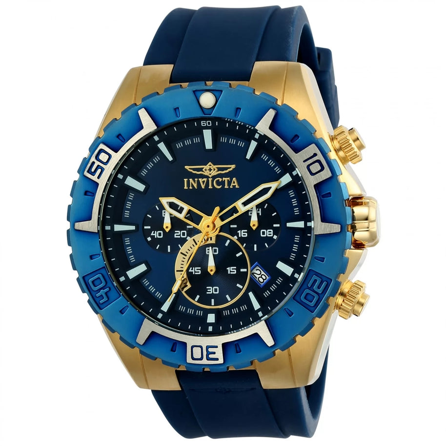 Invicta Men's 22525 Aviator Quartz Multifunction Blue Dial Watch