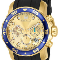 Invicta Men's 17881 Pro Diver Quartz Multifunction Gold Dial Watch