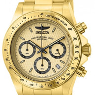 Invicta Men's 14929 Speedway Quartz Multifunction Gold Dial Watch