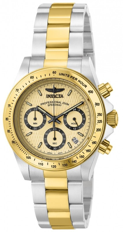 Invicta Men's 14930 Speedway Quartz Multifunction Gold Dial Watch