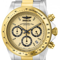 Invicta Men's 14930 Speedway Quartz Multifunction Gold Dial Watch