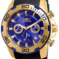 Invicta Men's 22313 Pro Diver Quartz Chronograph Blue Dial Watch