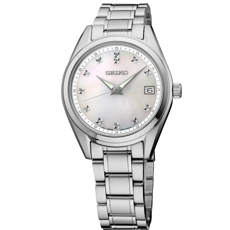 Seiko SUR579 Coutura Quartz Silver Dial Stainless Steel Men's Watch