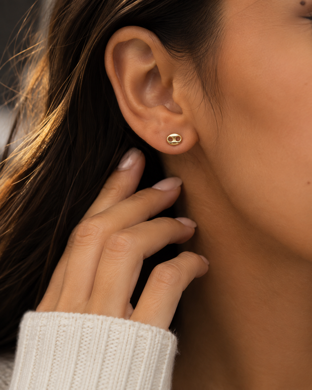 14K Gold Mariner Earrings