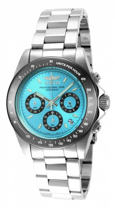 Invicta Women's 15589 Speedway Quartz Chronograph Light Blue Dial Watch