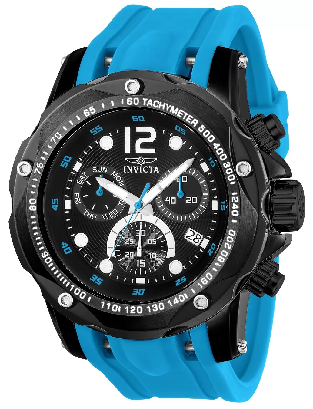 Invicta Men's 20075 Speedway Quartz Chronograph Black Dial Watch