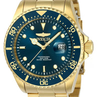 Invicta Men's 23388 Pro Diver Quartz 3 Hand Navy Blue Dial Watch