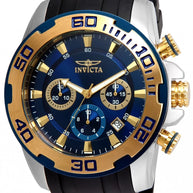Invicta Men's 22339 Pro Diver Quartz Chronograph Blue Dial Watch