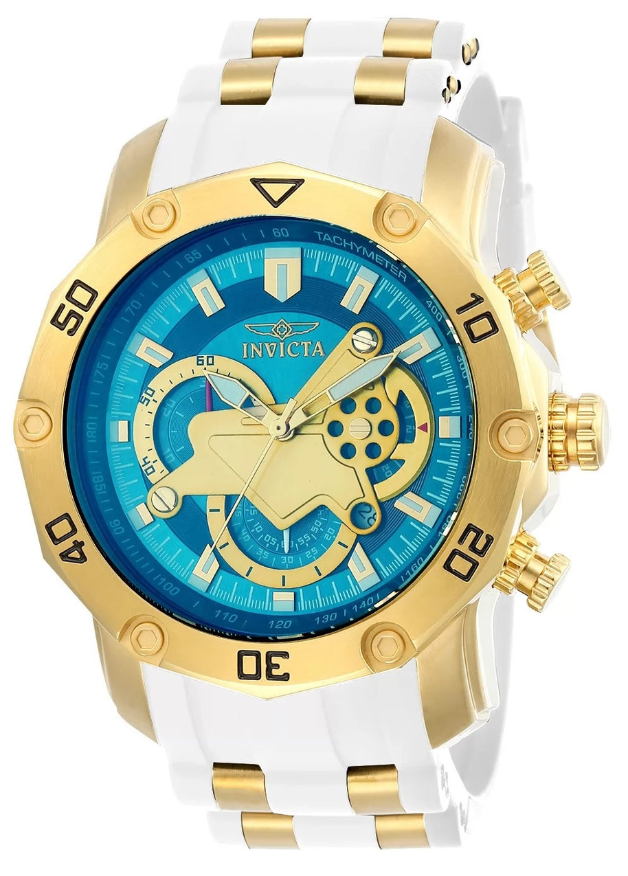 Invicta Men's 23423 Pro Diver Quartz Multifunction Blue Dial Watch
